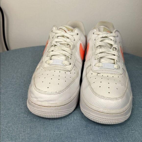 Nike Air Force 1 Low 07 White Atomic Pink Women's Sneakers Size 8.5 - Picture 3 of 9